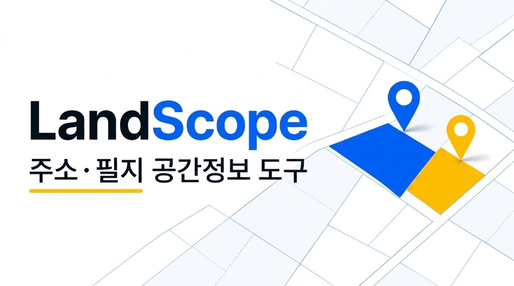 LandScope 주소·필지 공간정보 도구